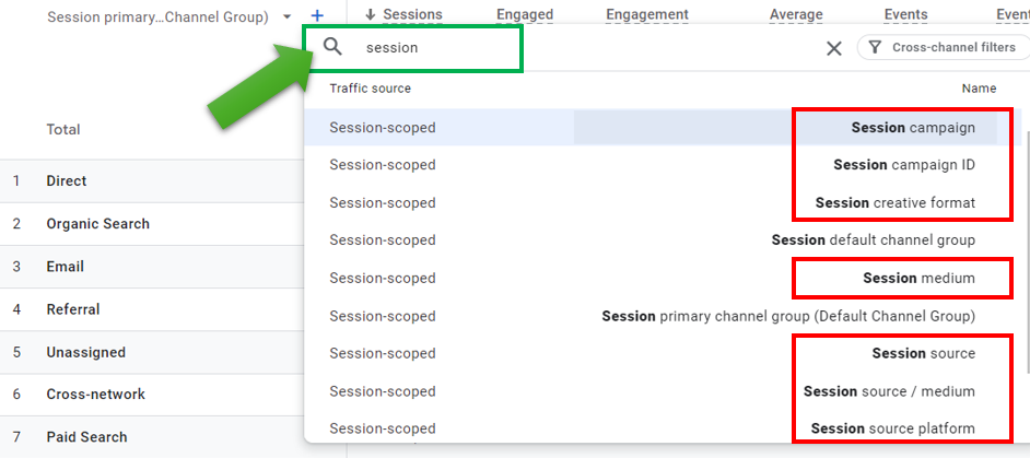 how to see utm tagged traffic in ga4 reports