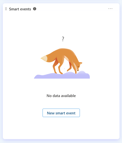 no data for smart events
