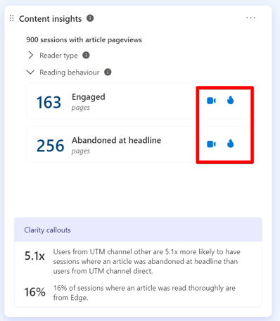 clarity content insights