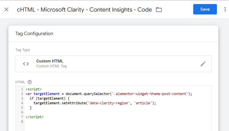 content insights code