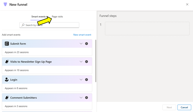 set up a new clarity funnel